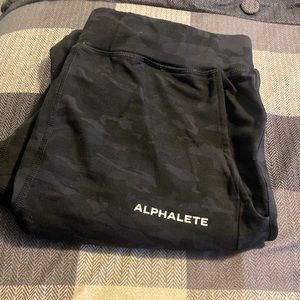 Alphalete black camo men’s joggers